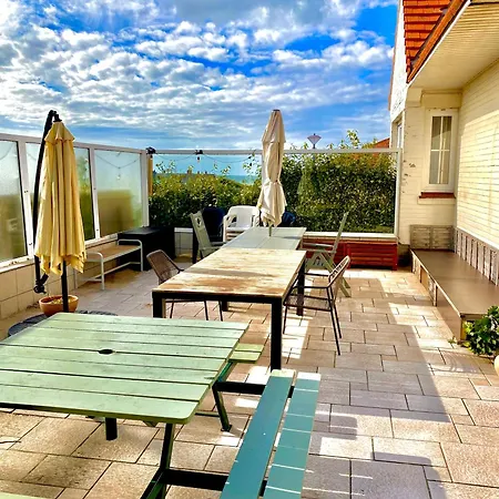 Friedolin Heeft Zicht Op Zee En Duinen, In Duinenreservaat, Hot Tub Met Jacuzzi En Sauna Met Zeezichten Te Villa Oostduinkerke